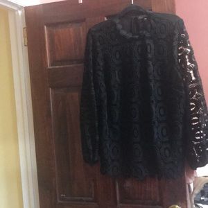 Plus size office blouse